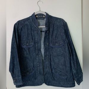 90s unique denim jacket